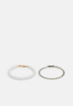 BRACELET COMBO 2 PACK - Karkötő - silver-coloured/off-white