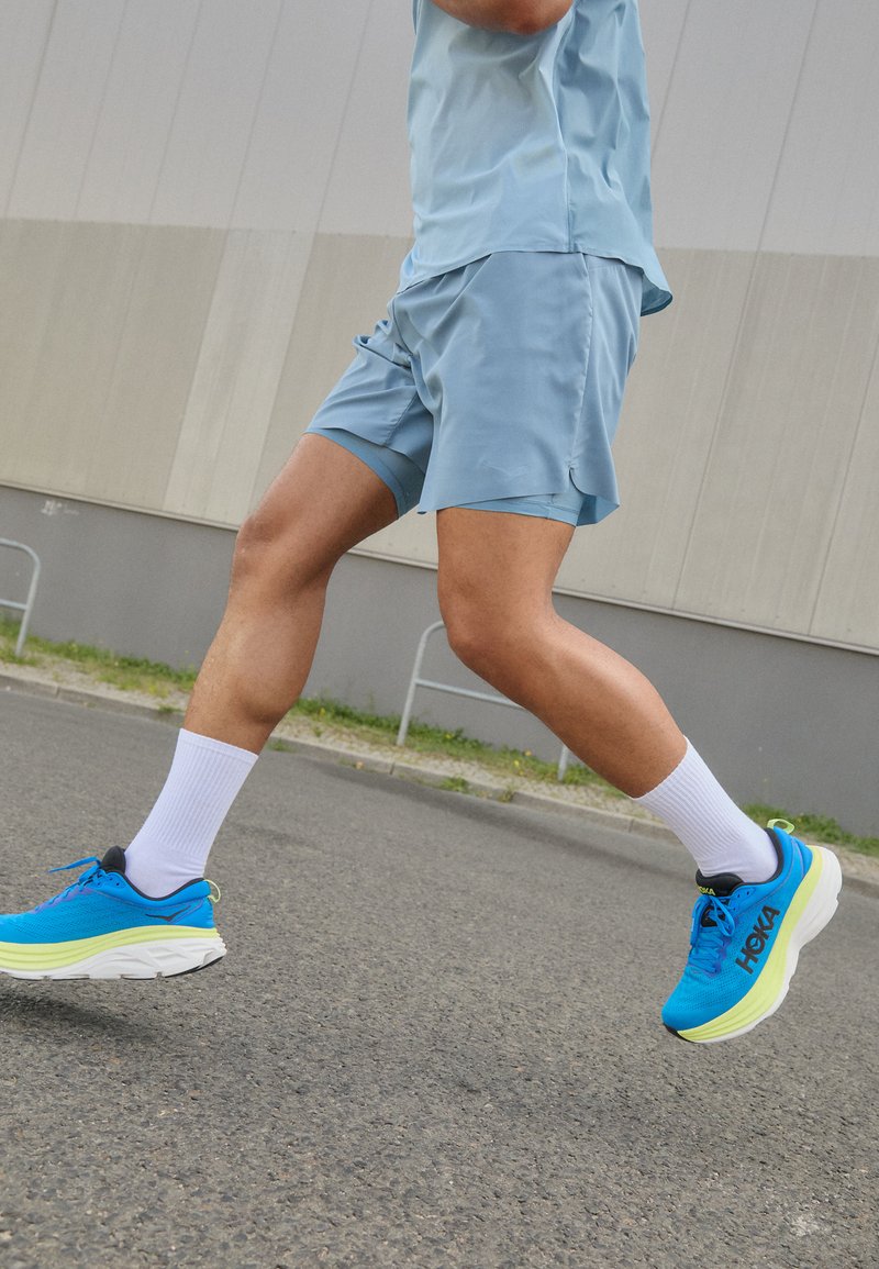 HOKA GLIDE SHORT - Kratke hlače 2-u-1 - shadow