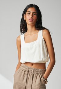 Next - SUMMER SQUARE NECK  - Bluse - white Thumbnail-Bild 1