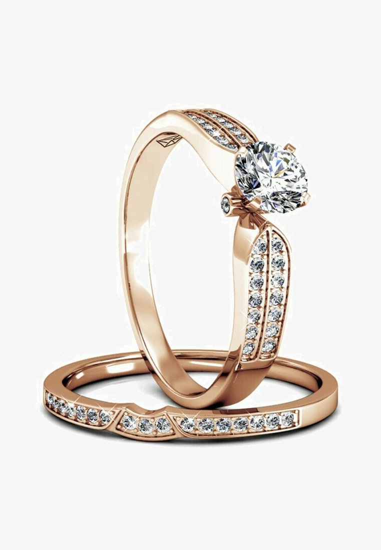 MYC Paris BAGUE EMPRESS - Anello - or rosé / cristal