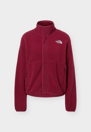 The North Face, CRAGMONT SNAP FRONT JACKET - Flísová bunda - burgundy crush