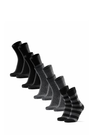 5-PACK - Chaussettes de sport - black/grey dots/grey stripes