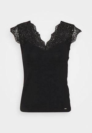 DENO - T-shirt med print - noir