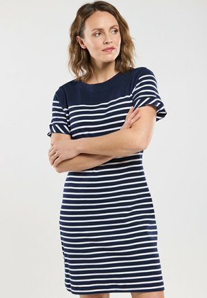 Armor lux Robe en jersey - seal blanc