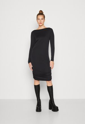 JJXX ELLIE STR LS JRS - Φόρεμα σε ίσια γραμμή - black