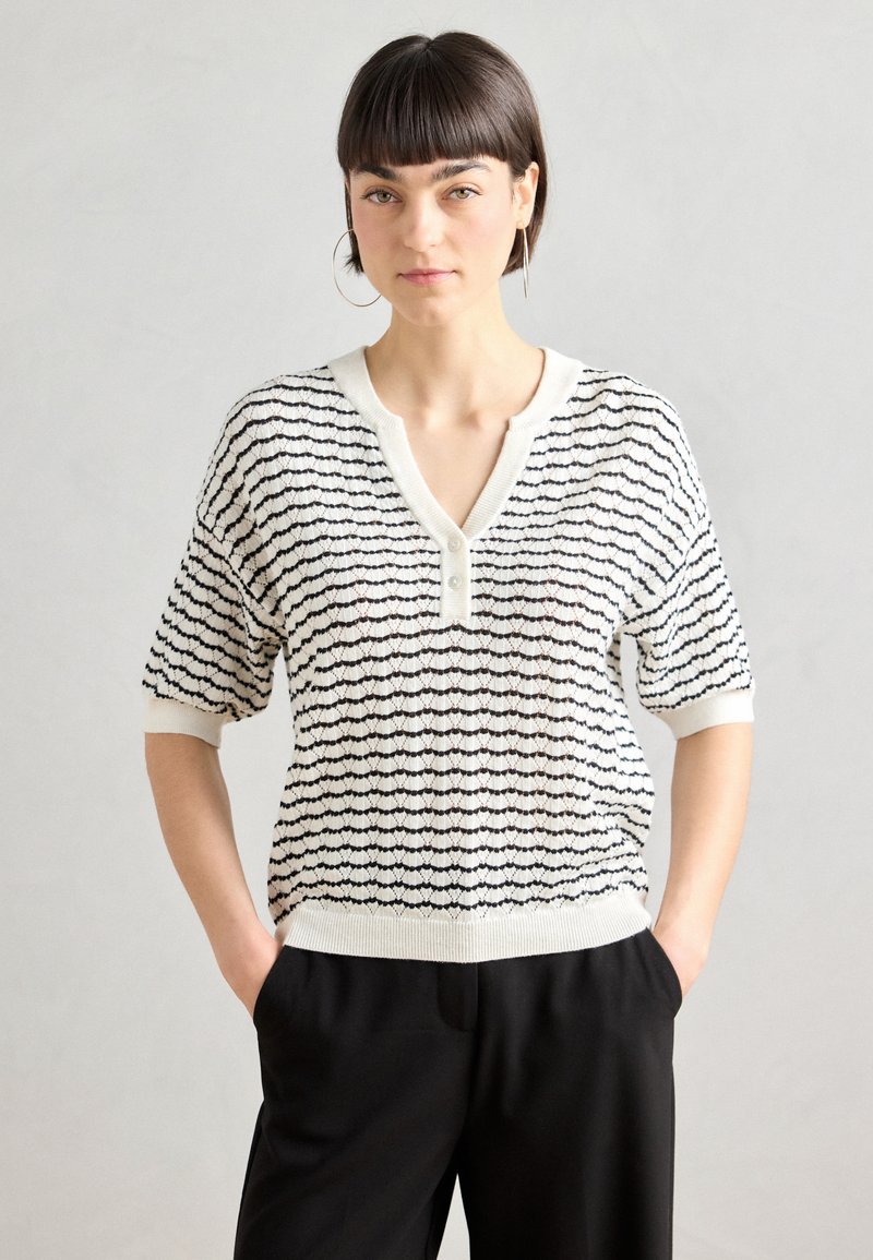 Mos Mosh - Print T-shirt - ecru, Enlarge