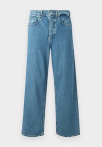 SLHWIDE BEN KYLE - Τζιν χαλαρής εφαρμογής - light blue denim