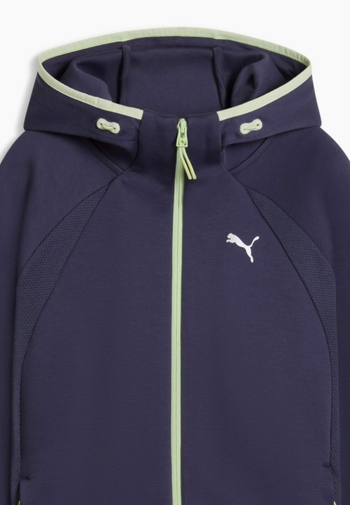 PUMA EVOSTRIPE - Zip-up sweatshirt - deep plum — photo 6