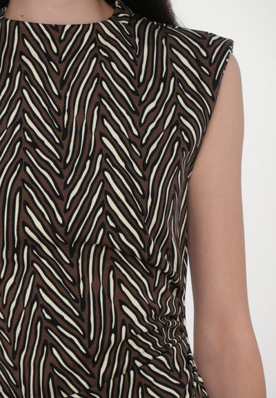 Diane von Furstenberg DARRIUS DRESS - Žerzejové šaty - black