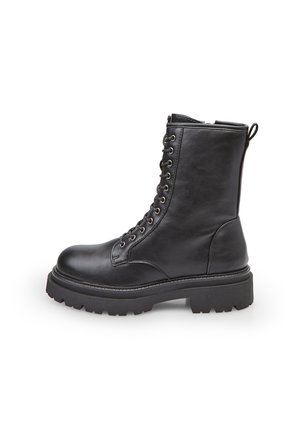 Stivaletti con plateau - nero