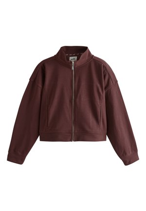 Self., ZIP THROUGH - Sweatjakke - chocolate brown
