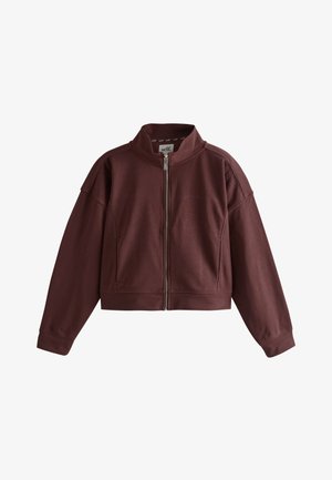 Self., ZIP THROUGH - Sweatjakke - chocolate brown