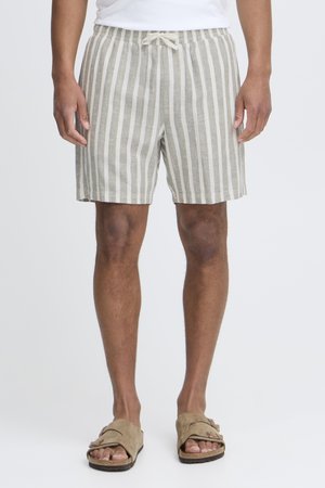Solid SDFRIED LINEN MIX - Shorts - vetiver