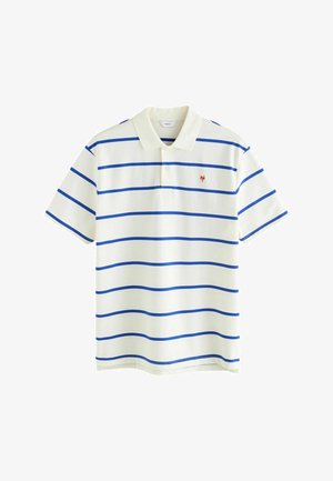 Next, REGULAR FIT - HORIZONTAL STRIPED POLO SHIRT . - Pólóing - white