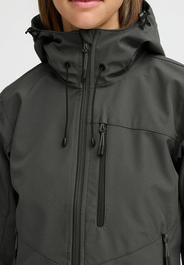 NBROSAW SKI  W-PRO 8.000 WITH WATERPROOF COATING - Outdoor jacket - asphalt2