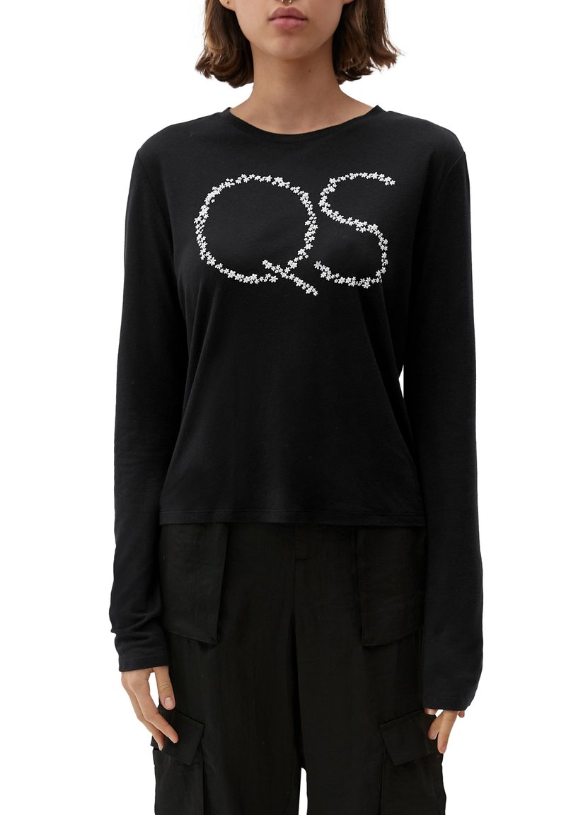 QS Langarmshirt - schwarz