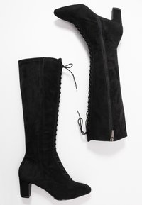 Tamaris Stivali con i lacci - black