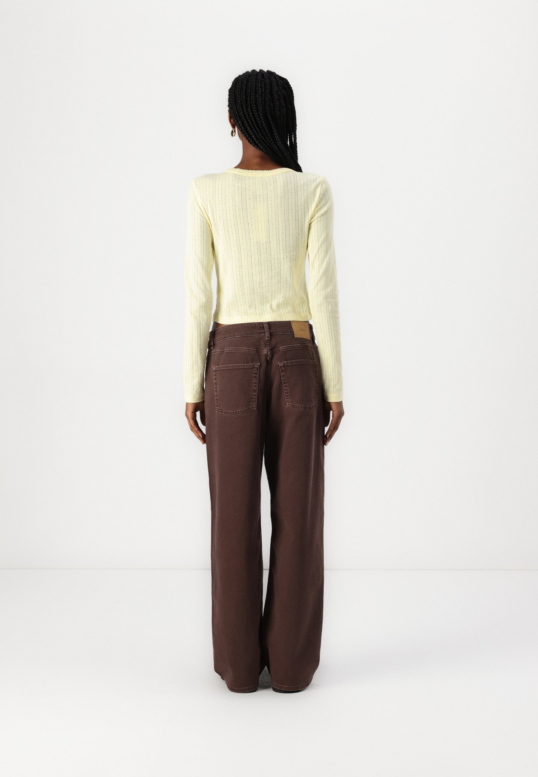 JJXX JXTOKYO WIDE - Wide Leg - seal brown/brown - Zalando.co.uk