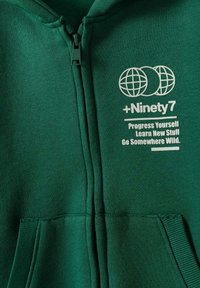 MINOTI HOODED ZIP THROUGH - Mikina so zipsom - green