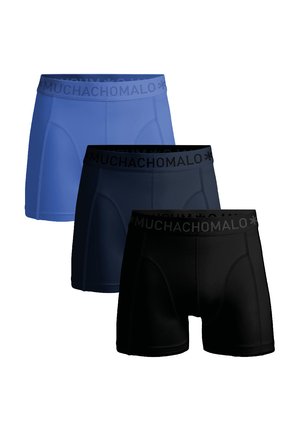 3-PACK  - Pants - black blue
