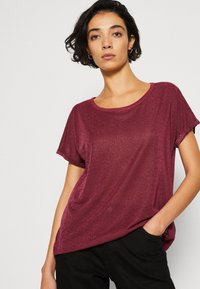 Mos Mosh TEE - T-shirts med print - beet red