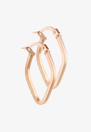 DIAMANT L'ÉTERNEL, SQUARE TUBE HOOP - Kolczyki