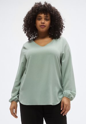 CARVICA V-NECK NOOS - Blúz - jadeite