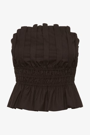 Gestuz PAULINE - Topp - dark brown