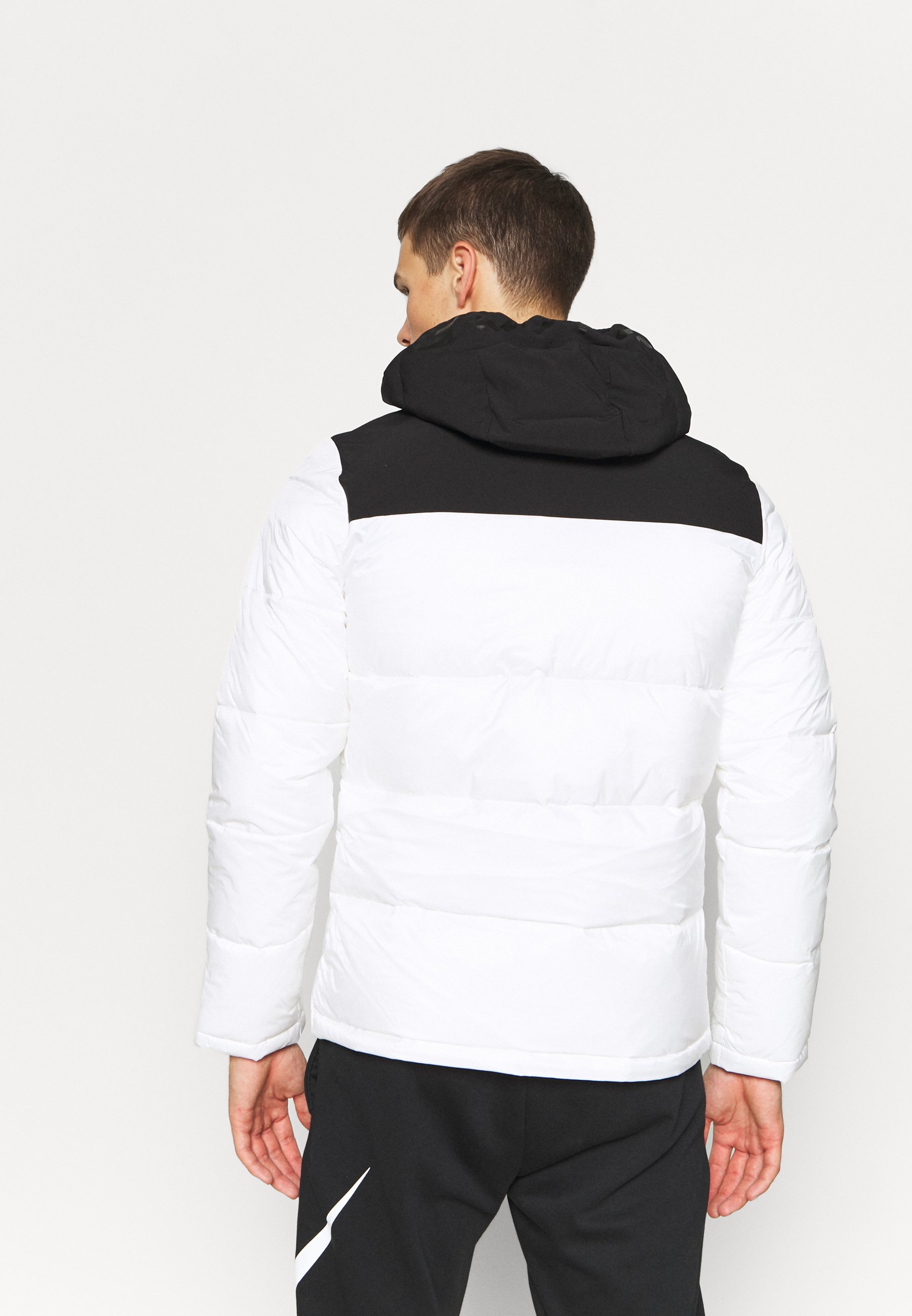 white champion zip up jacket