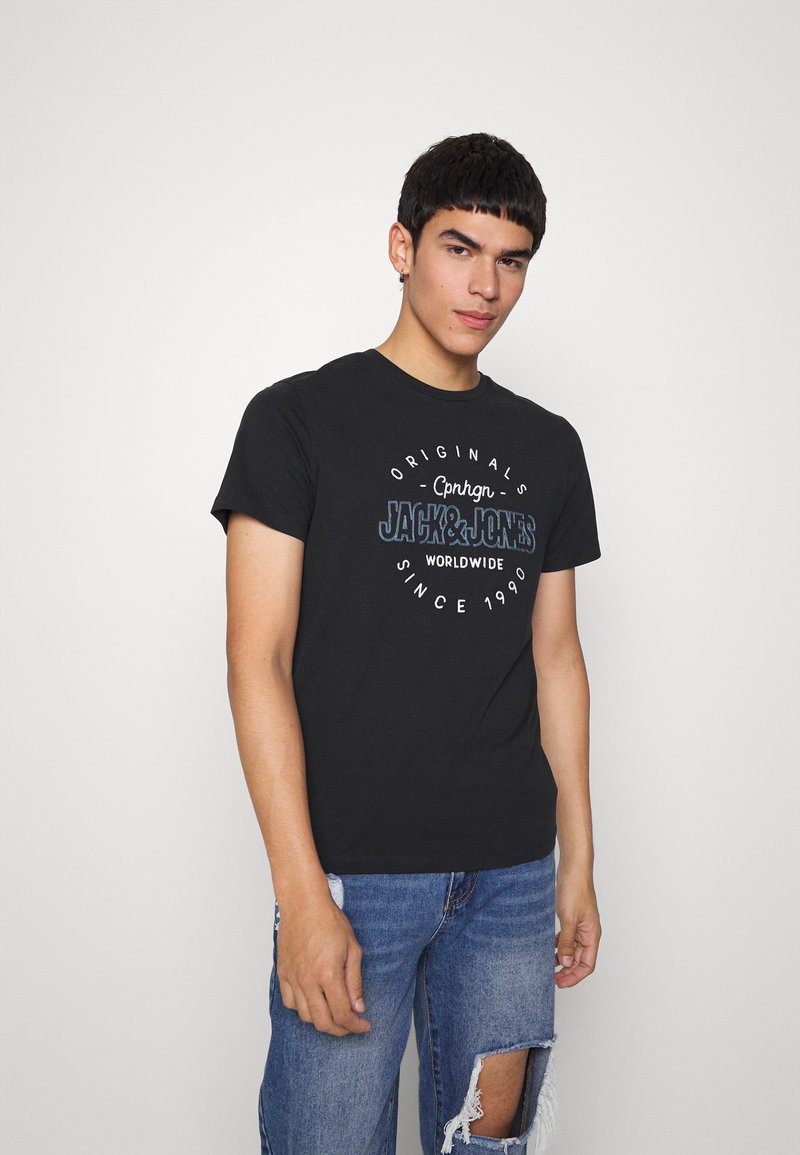 Jack & Jones JORSURFACE BRANDING TEE CREW NECK - T-shirt estampada - tap shoe