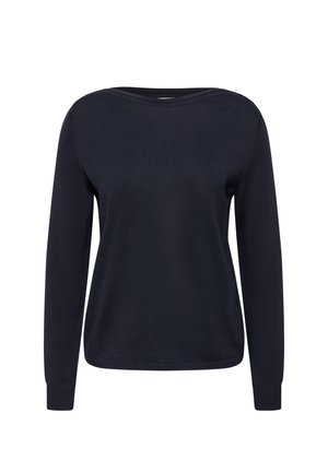 Street One, BASIC SWEATER WITH BOAT NECK - Jumper - indigo night