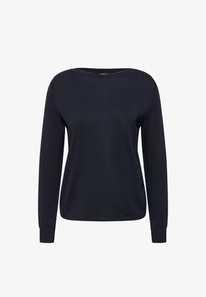 Street One, BASIC SWEATER WITH BOAT NECK - Jumper - indigo night