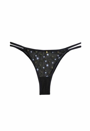 EMBROIDERED COPPAFEEL! KNICKERS   - Stringid - black
