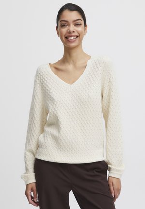 BYMILO - Strickpullover - birch