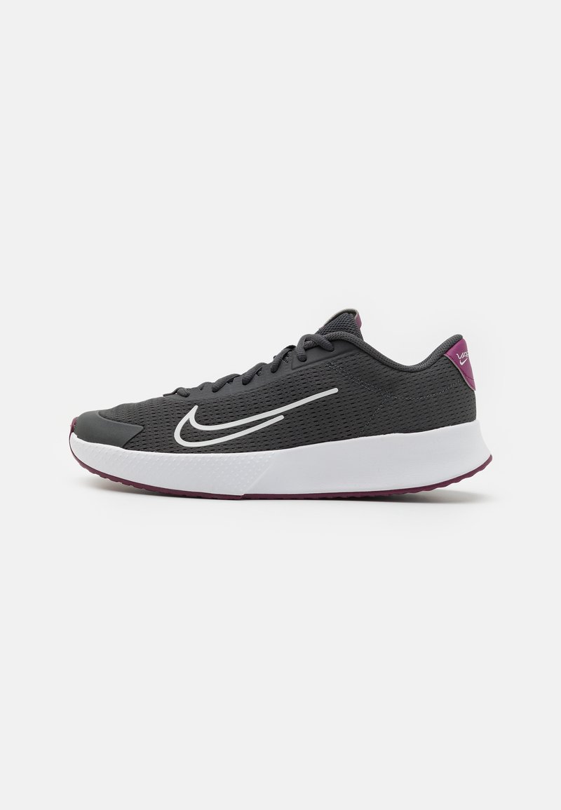 Nike Performance VAPOR LITE 2 - Allcourt tennissko - dark smoke grey/photon dust/sangria