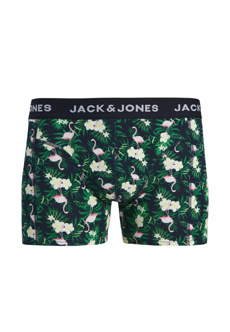 Jack & Jones - Lot de 2 boxers à taille contrastante - Bleu marine