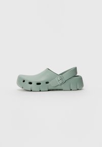 BIRKI FLOW EVA REGULAR UNISEX - Platt slip-in - pure sage