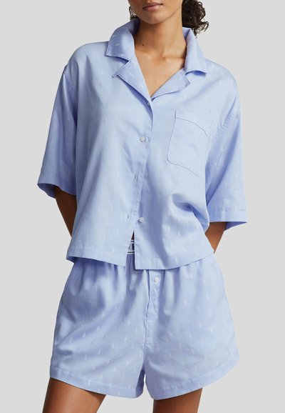 Polo Ralph Lauren JACQUARD PLAYER - Conjunto de pijama - blue