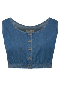 Ulla Popken Top - blue denim