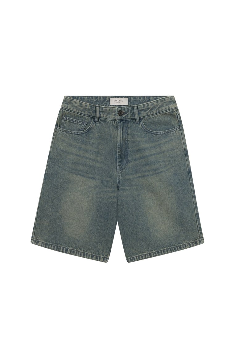 Les Deux Jeansshort gekleurd denim