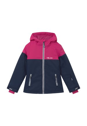 GIRLS HALLINGDAL UNISEX - Laskettelutakki - navy/pink/white