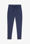 HIGH RISE CROPPED LEGGINGS WITH DRAWCORD - Legging - dusty navy