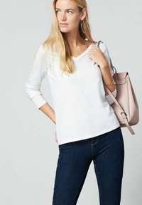 Next LONG SLEEVE V-NECK TOP - Tops ar garām piedurknēm - white