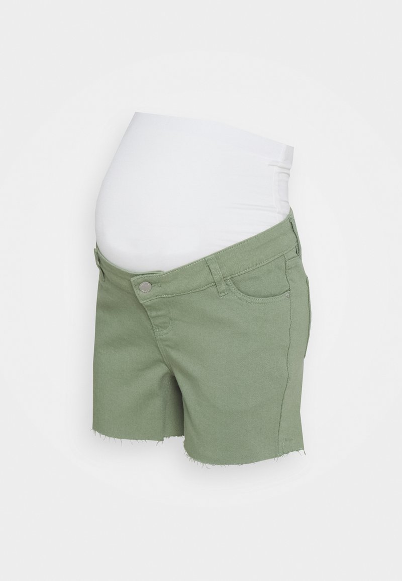 MAIAMAE Jeansshort donkergroen
