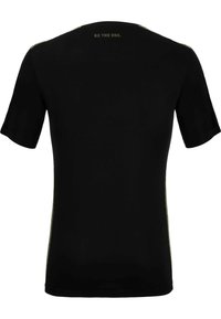 Reusch KURZARM - T-shirt con stampa - black/desert green