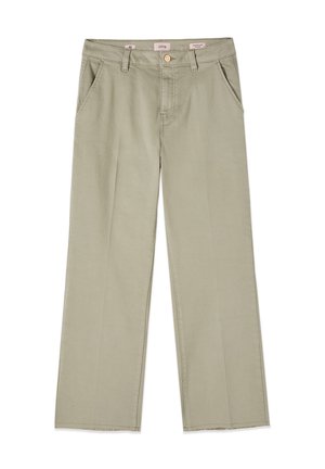 Oltre, PANTALONI CROPPED - Pantalon classique - verde