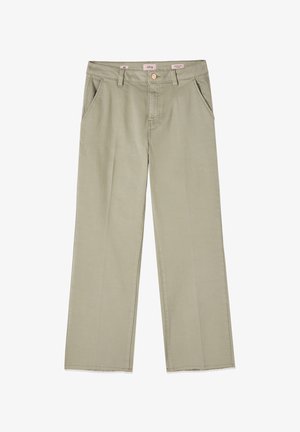 Oltre, PANTALONI CROPPED - Pantalon classique - verde