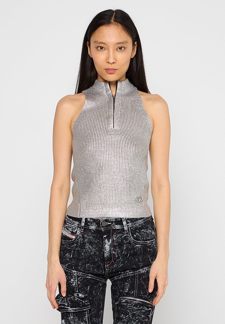 Diesel Trui zilverkleurig