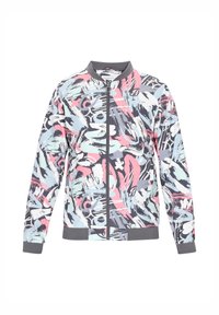 Bomber bunda - anthracite multicolor