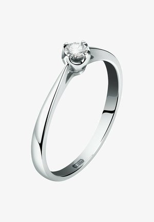 CHRIST Ring - weißgoldfarben